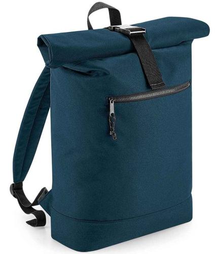 BagBase Recycled Roll-Top Backpack - PET - ONE